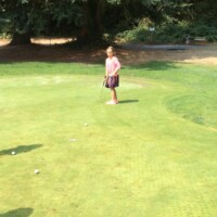 ringer of a golf putt